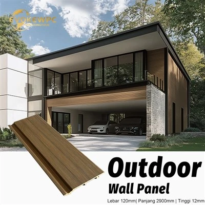 Sistema de façana comercial de panell de paret exterior ASA de 120 * 12 mm