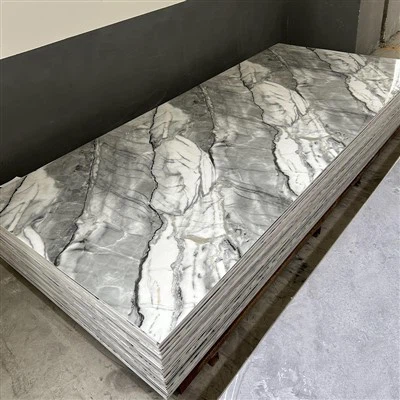 Full decoratiu de marbre de PVC d'alta qualitat